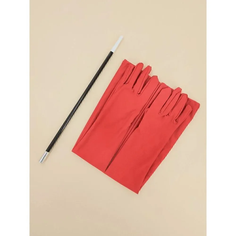 ❤️✨ 5PCS 1920s Red Accessories Flapper Great Gatsby Retro Costume Set NEW